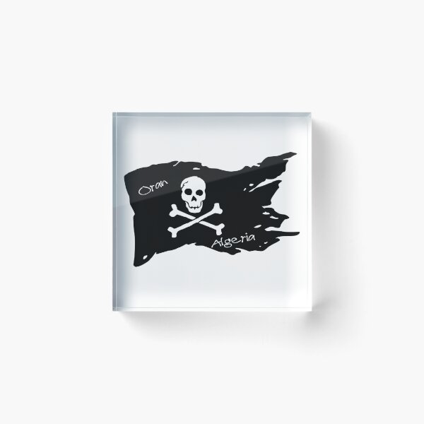 Item preview, Pirate Flag Oran Algeria - Pirate society designed and sold by WhereIsTravis.