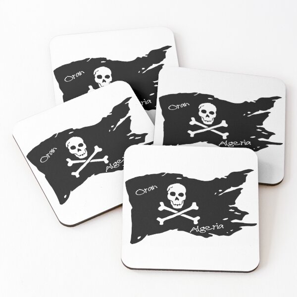 Item preview, Pirate Flag Oran Algeria - Pirate society designed and sold by WhereIsTravis.