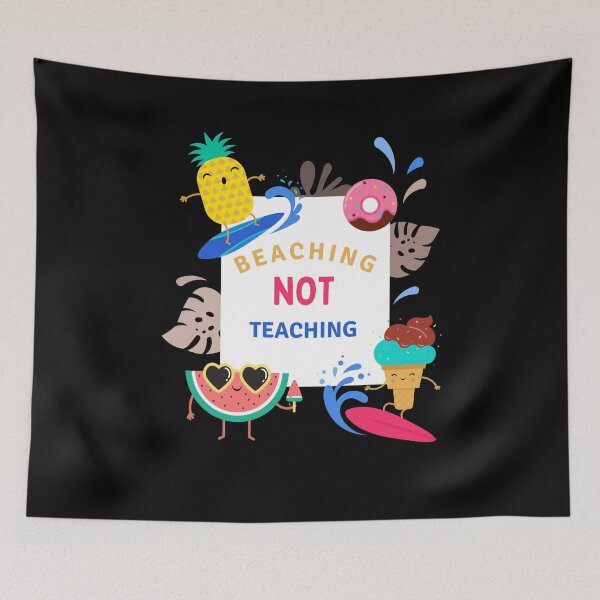 Item preview, Beaching Not Teaching designed and sold by Miraal & Co ⭐️⭐️⭐️⭐️⭐️.