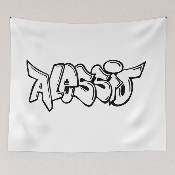 Item preview, Alessio - Graffiti Name Design designed and sold by NameThatShirt.
