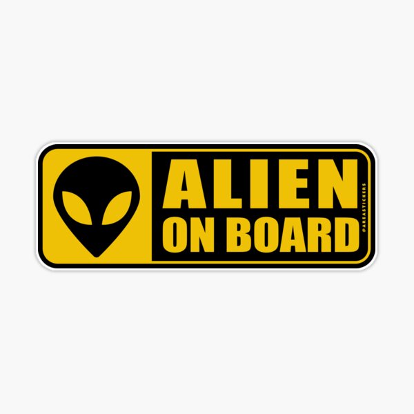 Peeking Alien Window Decal, Funny Car Sticker, Vinyl Truck Decal, Alien  Design, Funny Decoration