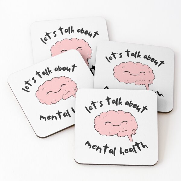 Item preview, Let's talk about mental health Brain designed and sold by justsomethings.