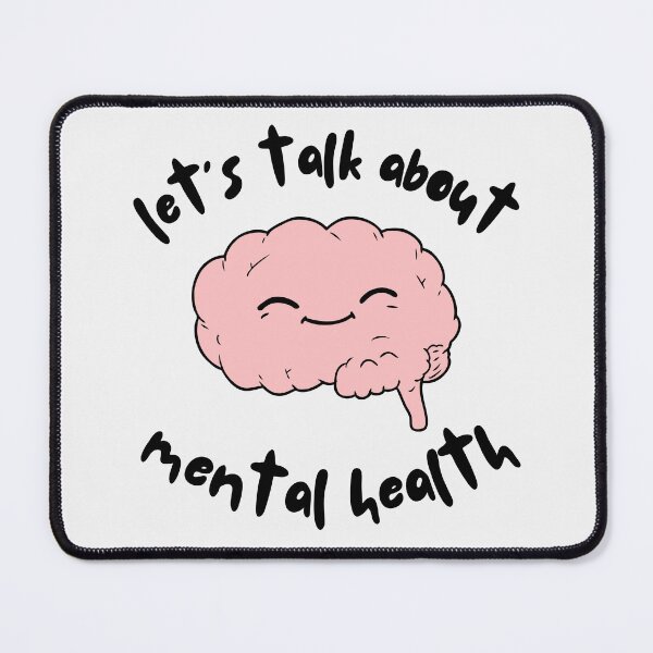 Item preview, Let's talk about mental health Brain designed and sold by justsomethings.