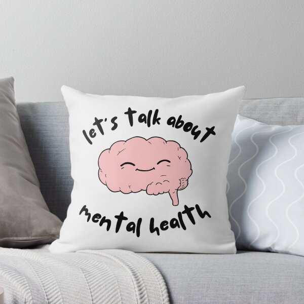 Item preview, Let's talk about mental health Brain designed and sold by justsomethings.