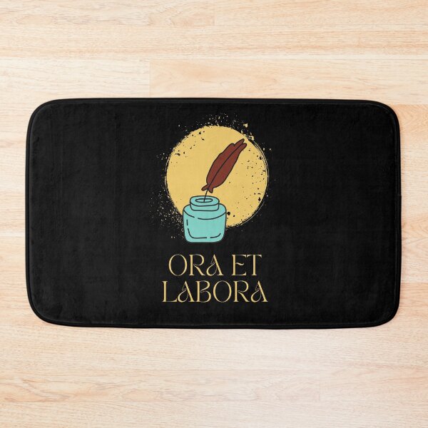 Item preview, Catholic Rule of St. Benedict Ora et Labora Latin for Pray and Work designed and sold by IceCreamMuseum.