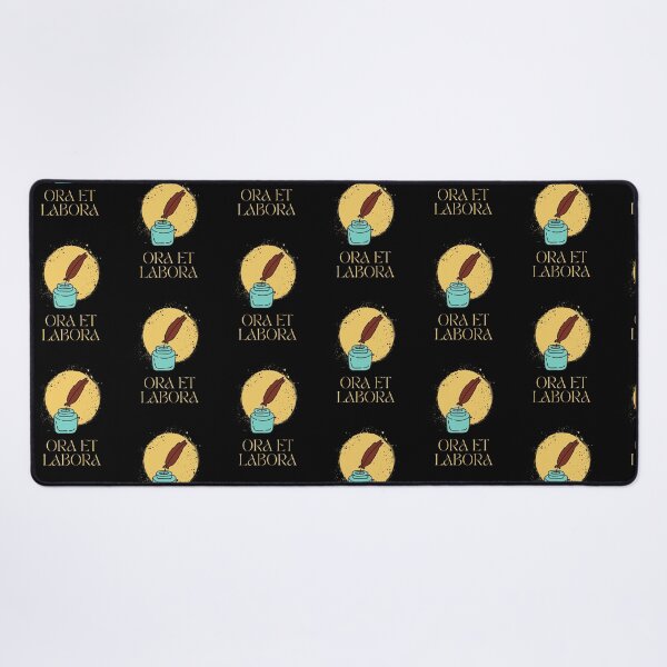 Item preview, Catholic Rule of St. Benedict Ora et Labora Latin for Pray and Work designed and sold by IceCreamMuseum.