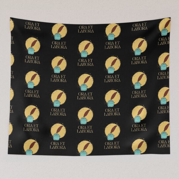 Item preview, Catholic Rule of St. Benedict Ora et Labora Latin for Pray and Work designed and sold by IceCreamMuseum.