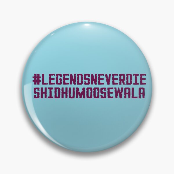Item preview, Legends Never Die Shidhu bold Typography  designed and sold by garniturex.