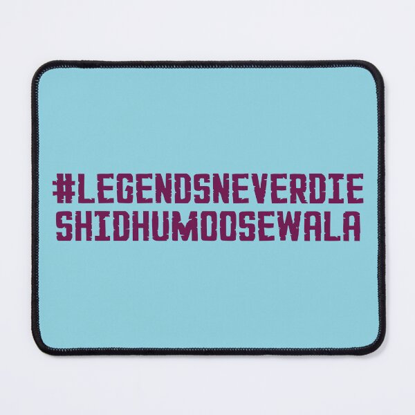 Item preview, Legends Never Die Shidhu bold Typography designed and sold by garniturex.