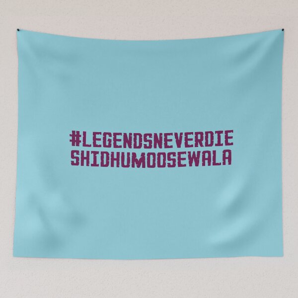 Item preview, Legends Never Die Shidhu bold Typography  designed and sold by garniturex.