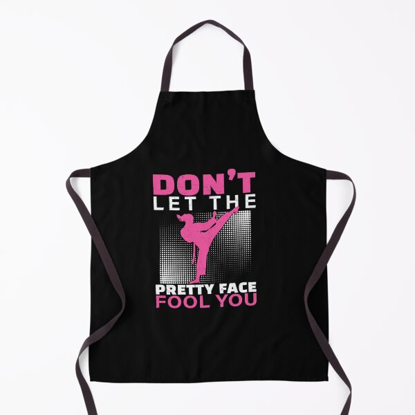 Item preview, Don't Let The Pretty Face Fool You Funny Karate Practitioner designed and sold by StrongShirts.