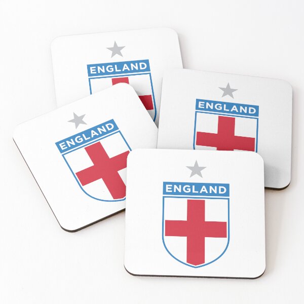 Item preview, England Shield Flag (On White) designed and sold by STUDIO-72.