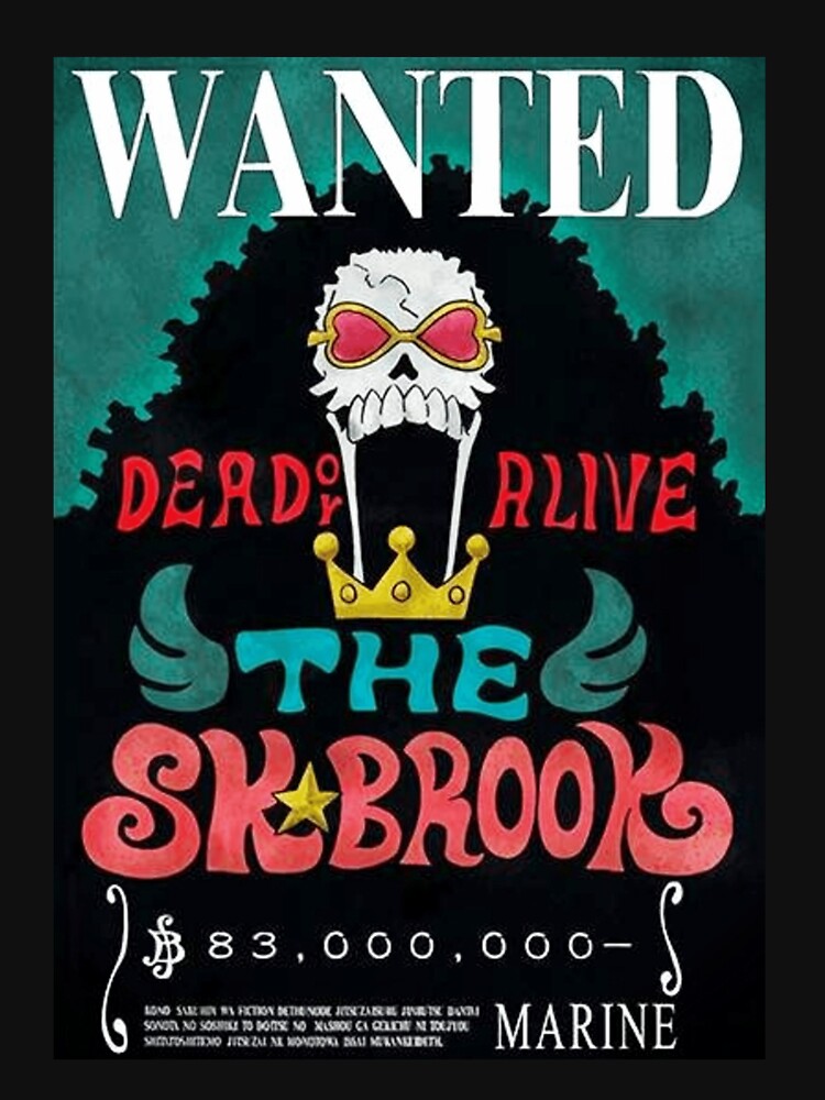 Brook Wanted Poster One Piece | Poster