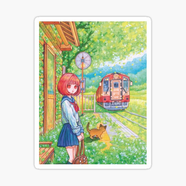 train station Sticker