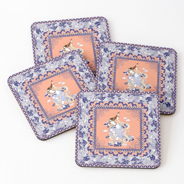 Item preview, Chinese figure dancing on clouds designed and sold by finedrawings.