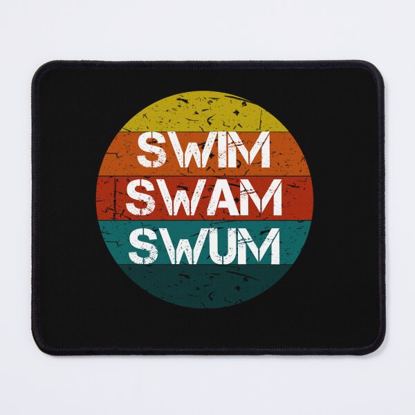 Item preview, swim swam swum Vintage Retro Gifts designed and sold by rachidhaz.