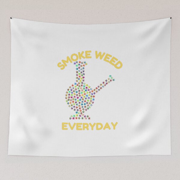 Item preview, Smoke Weed Everyday, Cannabis, Marijuana, Weed, 420, Leaf, Bong designed and sold by BestDesignbySof.