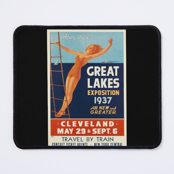 Item preview, 1937 Great Lakes Exposition Vintage Travel Poster Tank Top designed and sold by addeoovrteqt.