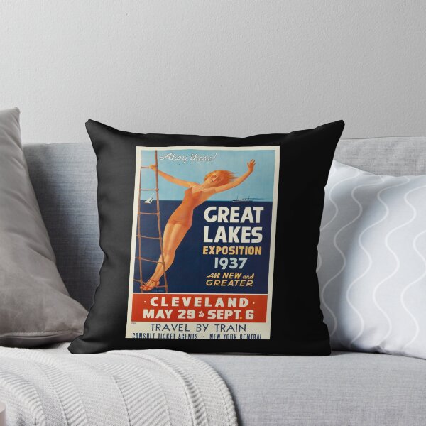 Item preview, 1937 Great Lakes Exposition Vintage Travel Poster Tank Top designed and sold by addeoovrteqt.