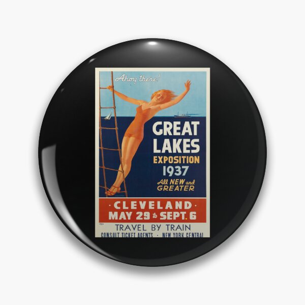 Item preview, 1937 Great Lakes Exposition Vintage Travel Poster Tank Top designed and sold by addeoovrteqt.