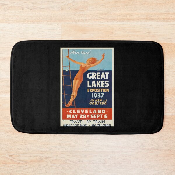 Item preview, 1937 Great Lakes Exposition Vintage Travel Poster Tank Top designed and sold by addeoovrteqt.
