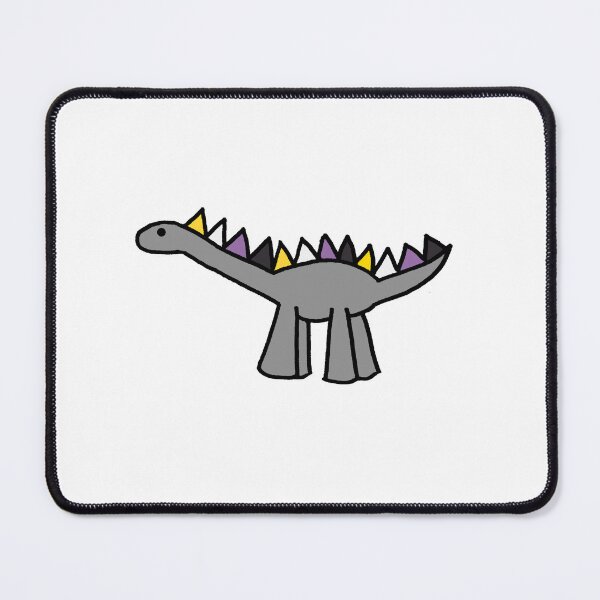 Item preview, Nonbinary Pride Dino  designed and sold by BeckySabetta.