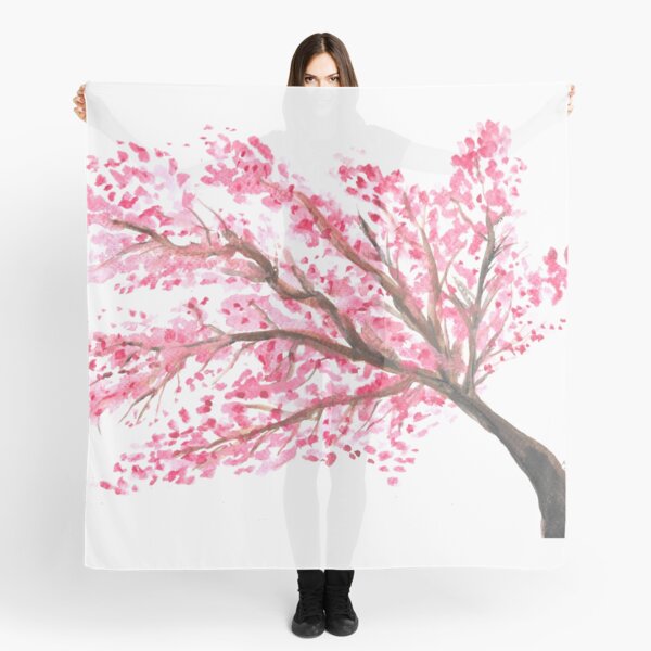 hermes cherry blossom scarf