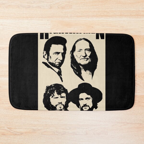 Item preview, Outlaw Country Super Group - The Black Stencil-2 Poster designed and sold by dagonzenzenv.