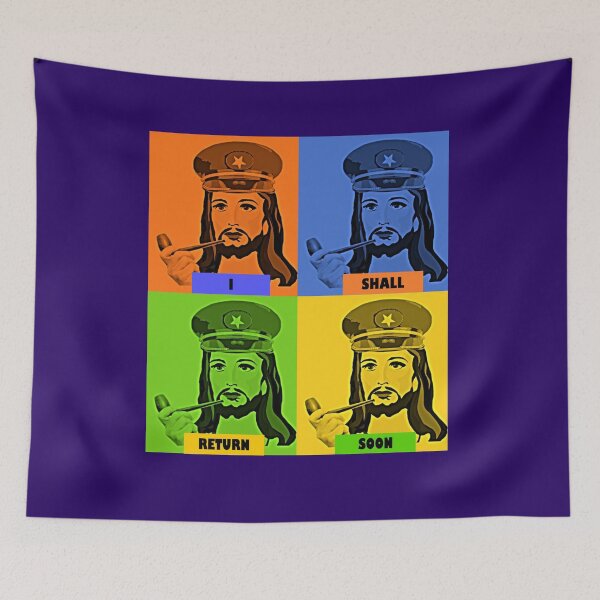 Item preview, I shall return soon (Jesus in Warhol style) designed and sold by Warih.