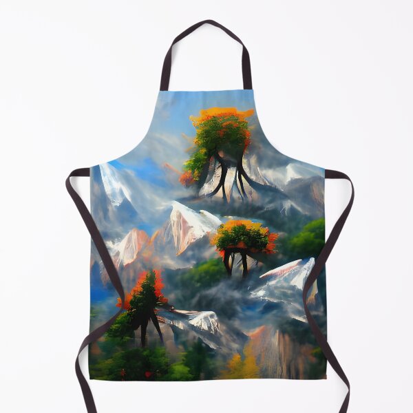 Item preview, AI Generated Art, Mountain Trees Fantasy designed and sold by ACC .