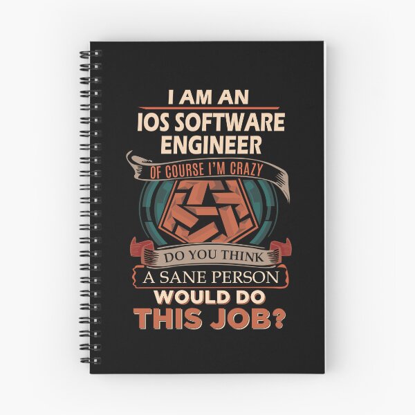 Item preview, Ios Software Engineer T Shirt - Sane Person Gift Item Tee designed and sold by watkinsmat.