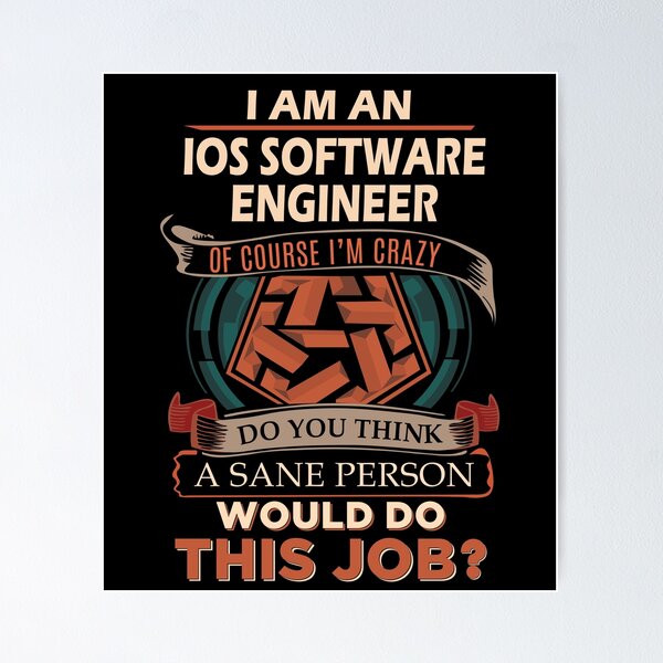Artikel-Vorschau von IOS-Software-Ingenieur-T-Shirt - gesundes Person-Geschenkartikel-T-Stück, designt und verkauft von watkinsmat.