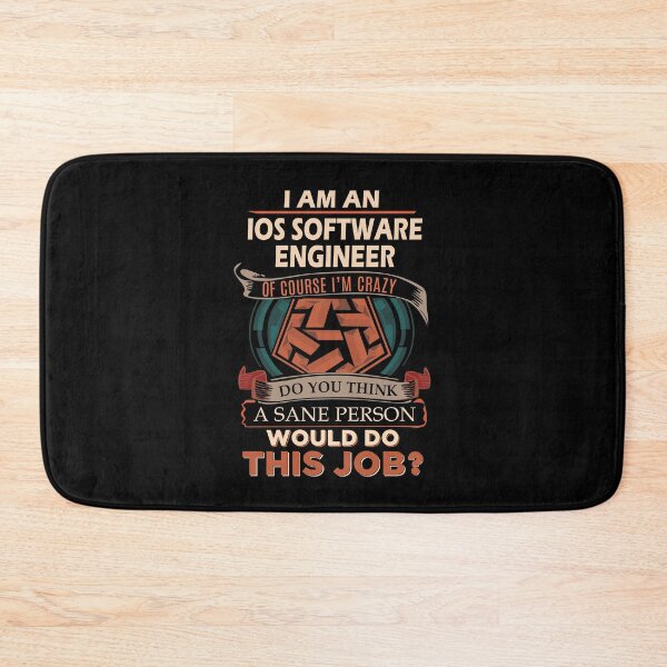 Item preview, Ios Software Engineer T Shirt - Sane Person Gift Item Tee designed and sold by watkinsmat.