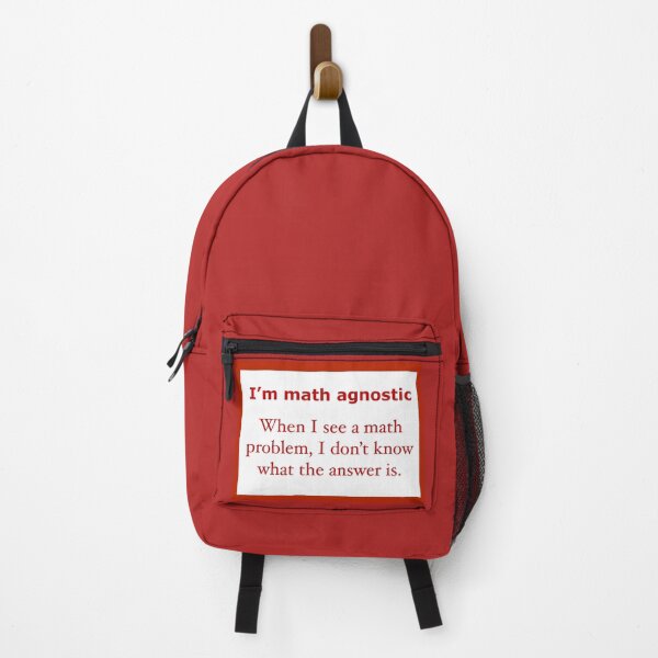 Item preview, Math agnostic, I don’t know the answer  designed and sold by Rachel the Artist .