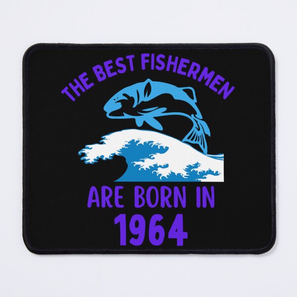 Item preview, Best Fishermen Are Born In 1964 57th Birthday 57 Years Old Grandpa Lightweight Hoodie designed and sold by donnielnah.
