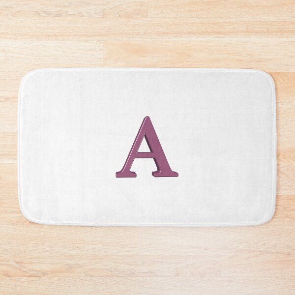 Item preview, The Letter A Dimensional Soft Pink 5748 designed and sold by Art in My Loft.