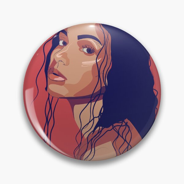 Item preview, Woman with curly hair designed and sold by Pilo Nomé.