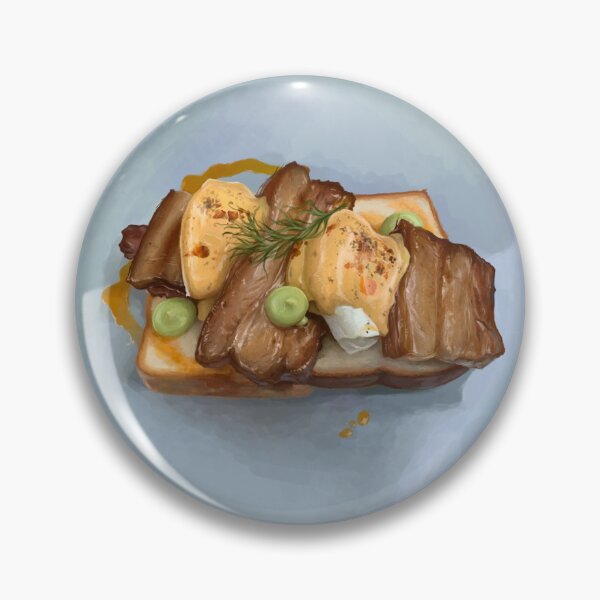 Item preview, Pork Belly Benedict  designed and sold by tyrannart.