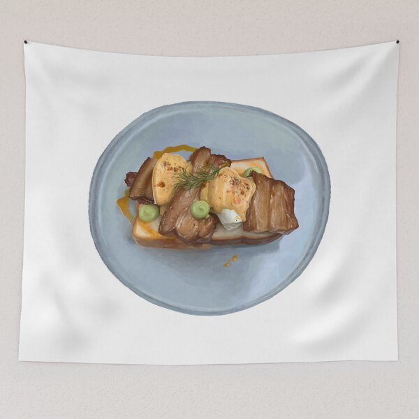 Item preview, Pork Belly Benedict  designed and sold by tyrannart.