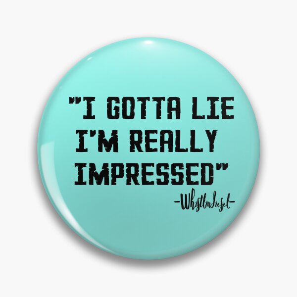 Item preview, Vintage I gotta lie I'm really impressed bold typography  designed and sold by garniturex.