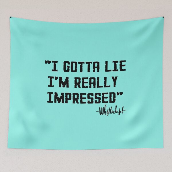 Item preview, Vintage I gotta lie I'm really impressed bold typography  designed and sold by garniturex.