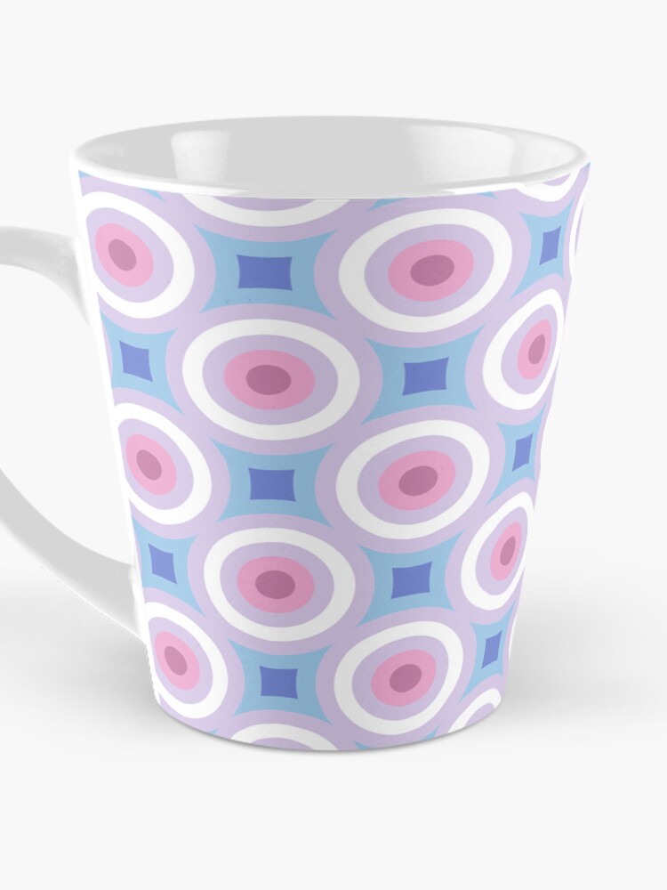Thumbnail 3 of 4, Coffee Mug, Bigender Pride Circle Pattern designed and sold by PatternSalad.