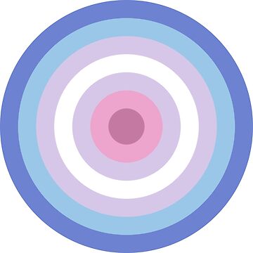 Artwork thumbnail, Bigender Pride Circle Pattern by PatternSalad