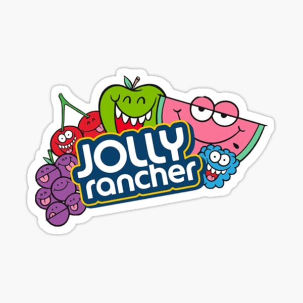 jolly ranchers candy kids logo Sticker