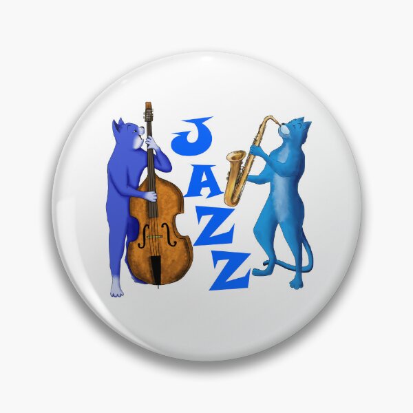 Item preview, JAZZ CATS – CATS PLAYING SAXOPHONE AND DOUBLE BASS designed and sold by Danicus666.