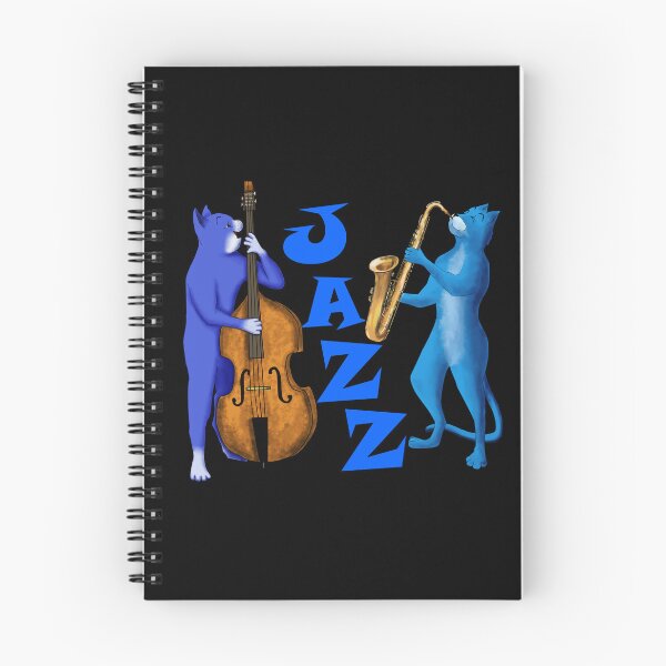 Item preview, JAZZ CATS – CATS PLAYING SAXOPHONE AND DOUBLE BASS designed and sold by Danicus666.