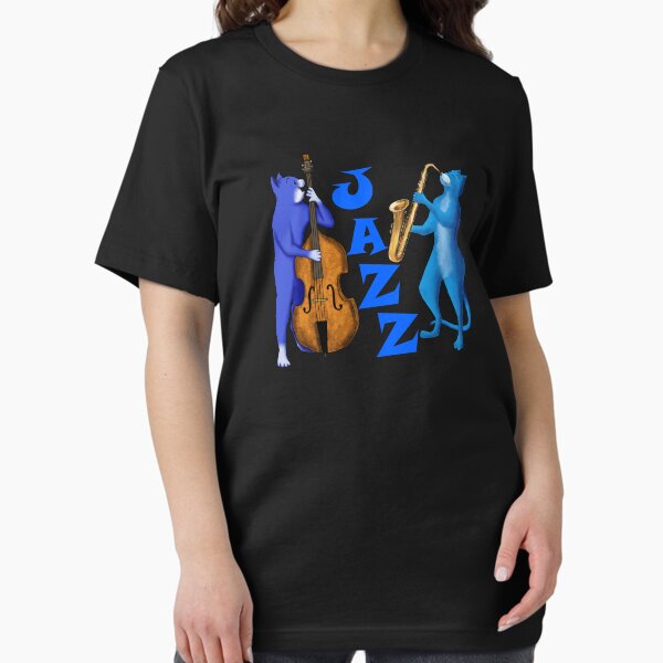 Item preview, JAZZ CATS – CATS PLAYING SAXOPHONE AND DOUBLE BASS designed and sold by Danicus666.