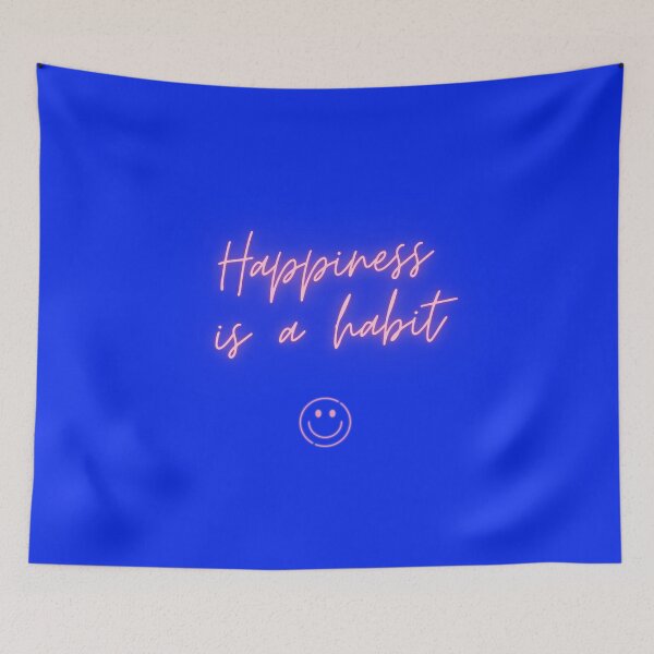 Item preview, Happiness is a habit designed and sold by Art-Echo.