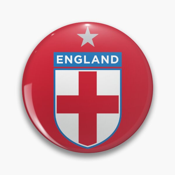 Item preview, England Shield Flag (On Red) designed and sold by STUDIO-72.
