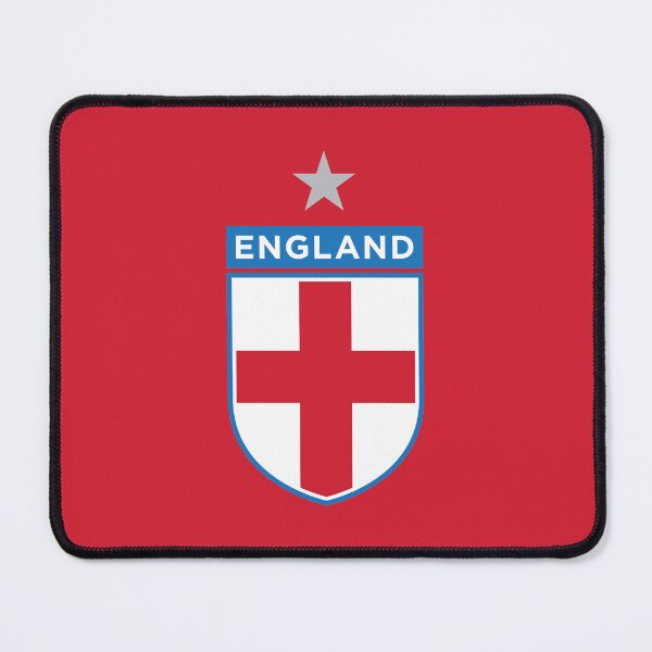 Item preview, England Shield Flag (On Red) designed and sold by STUDIO-72.